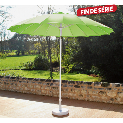 Parasol droit inclinable Pagoda taupe Ø 270 cm