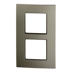 Plaque Intense double verticale bronze NIKO – Élégance | NIKO