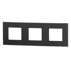 Plaque Intense triple anthracite NIKO – Design & Fonction | NIKO