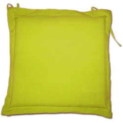 Galette de chaise déperlante framboise 40 x 40 x 4 cm