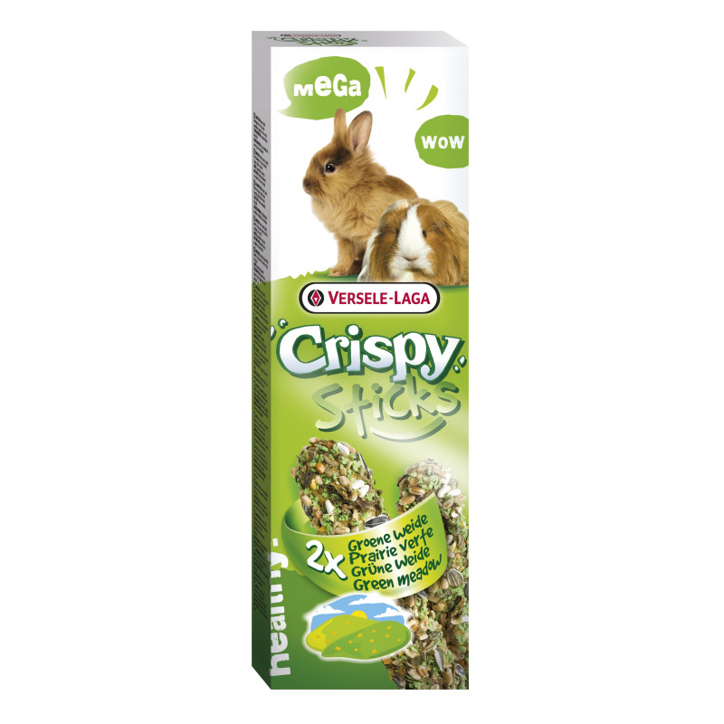 Stick pour lapin et cobaye Prairie Verte 2 pièces