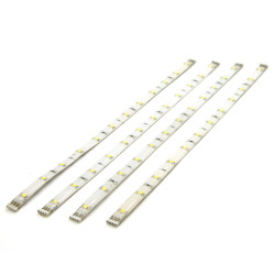 Set de rubans LED blanc chaud 30 cm IP44 4 pièces PROLIGHT