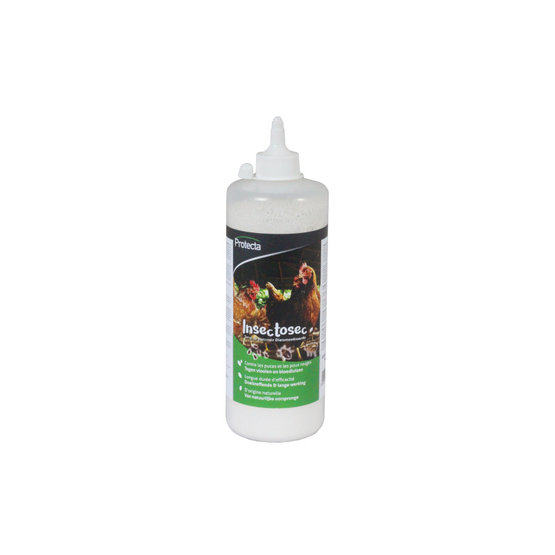 Terre de diatomée pour poulailler Insectosec 0,2 kg - Mr.Bricolage