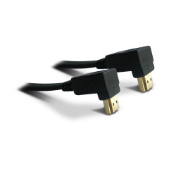 Câble HDMI Plat Coudé 1.5m – Connexion Fiable | METRONIC