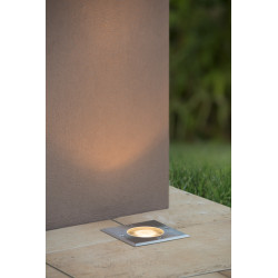 Spot extérieur Biltin carré chrome – Éclairage LED | LUCIDE

