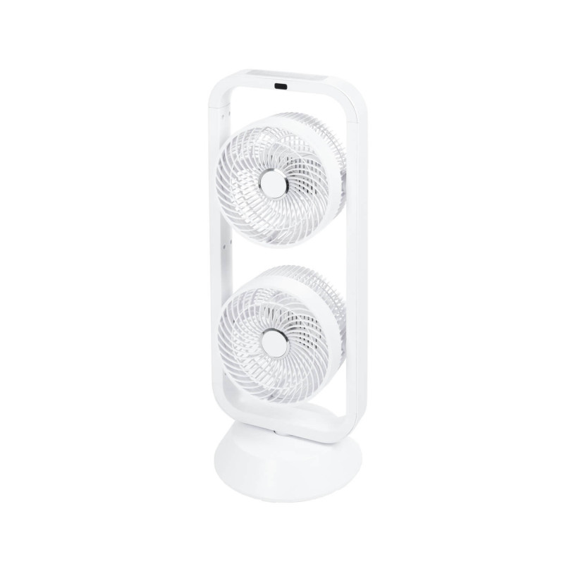 Ventilateur de table Vento 3D double Ø 25,5 cm 70 W