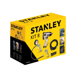 Set d'accessoires compresseur 8 pièces – Indispensable | STANLEY Set d'accessoires compresseur 8 pièces – Indispensable | STANLEY
