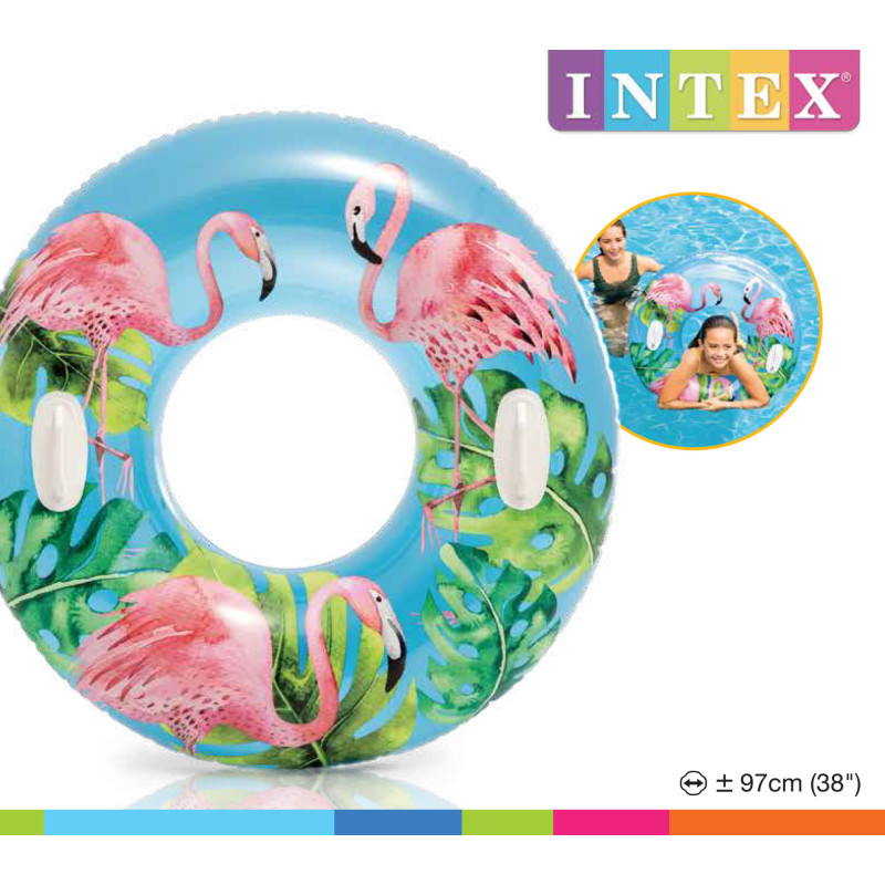 Bouée gonflable Tropicale Ø 97 cm INTEX – Plaisir garanti | INTEX Bouée gonflable Tropicale Ø 97 cm INTEX – Plaisir garanti | INTEX