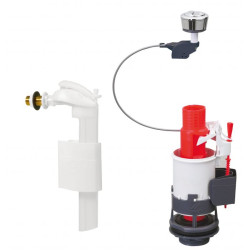 Mécanisme chasse d'eau double bouton 3/6L – Économie d'eau | INVENTIV