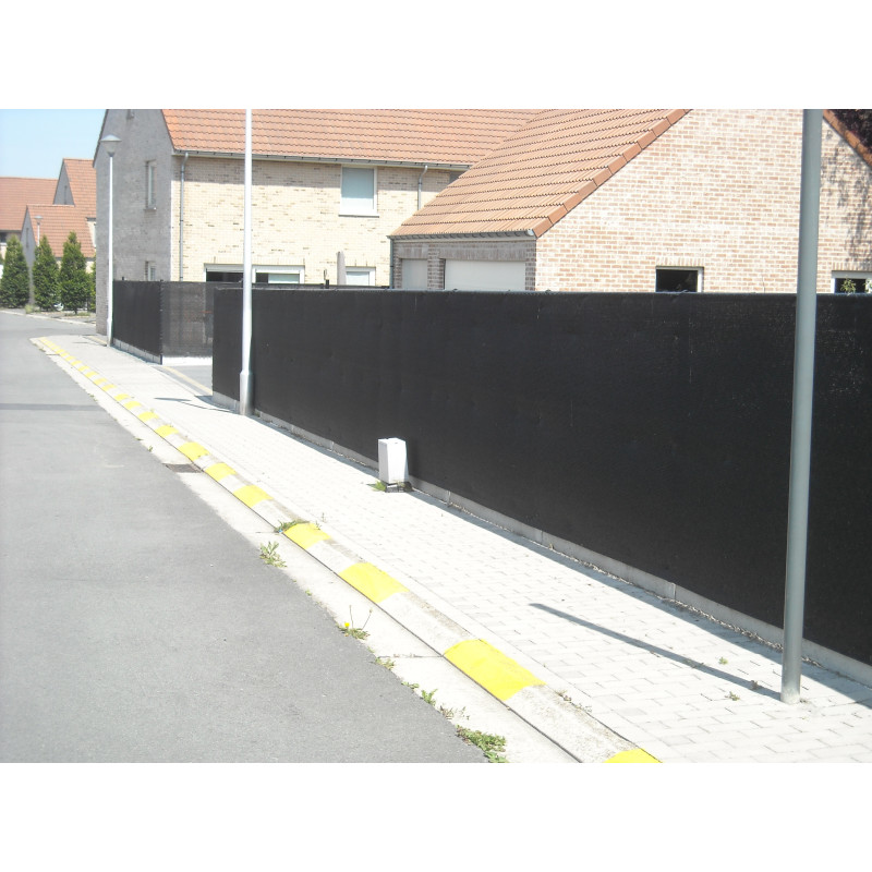 Toile brise vue noire 2 m au mètre ADVOTEX