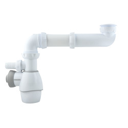 Siphon Universel INVENTIV – Déporté Ø32-40mm | INVENTIV