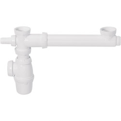 Siphon Évier 2 Bacs INVENTIV – Raccordement Facile | INVENTIV