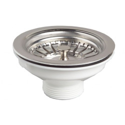 Bonde évier 1 bac Ø 90mm – Évacuation Facile | INVENTIV