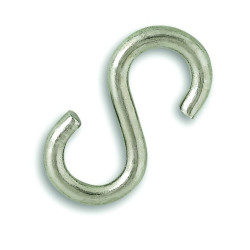 Crochet S Acier Zingué 2,5mm – Lot de 10 | CHAPUIS