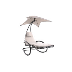 Lit de soleil Sunlounge Dream gris