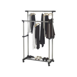Portant de vêtements double 153 x 167 x 42,5 cm CASIBEL