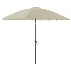 Parasol droit inclinable Pagoda écru Ø 300 cm