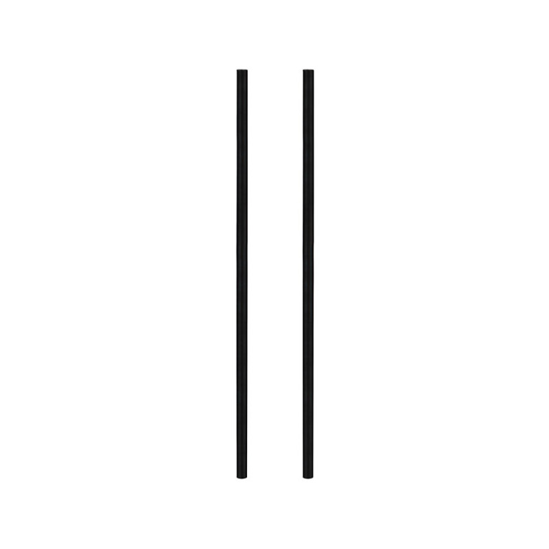 Piquets pour boite aux lettres en acier laqué noirs PRACTO GARDEN Piquets pour boite aux lettres en acier laqué noirs PRACTO GARDEN