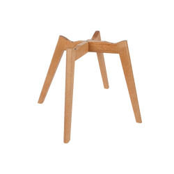 Pied Alfta pour chaise Mora et Orsa bois naturel PRACTO HOME