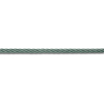 Câble avec gaine PVC en acier galvanisé Ø 3,5 mm au mètre CHAPUIS
