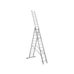 Échelle Stabilo II avec stabilisateur 3 x 11 échelons ESCALO