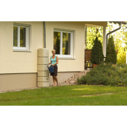 Tonneau à eau de pluie mural Slim 300 L Tonneau à eau de pluie mural Slim 300 L