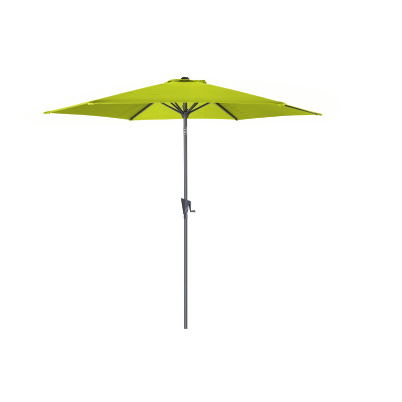 Parasol droit inclinable lemon avec manivelle Ø 300 cm