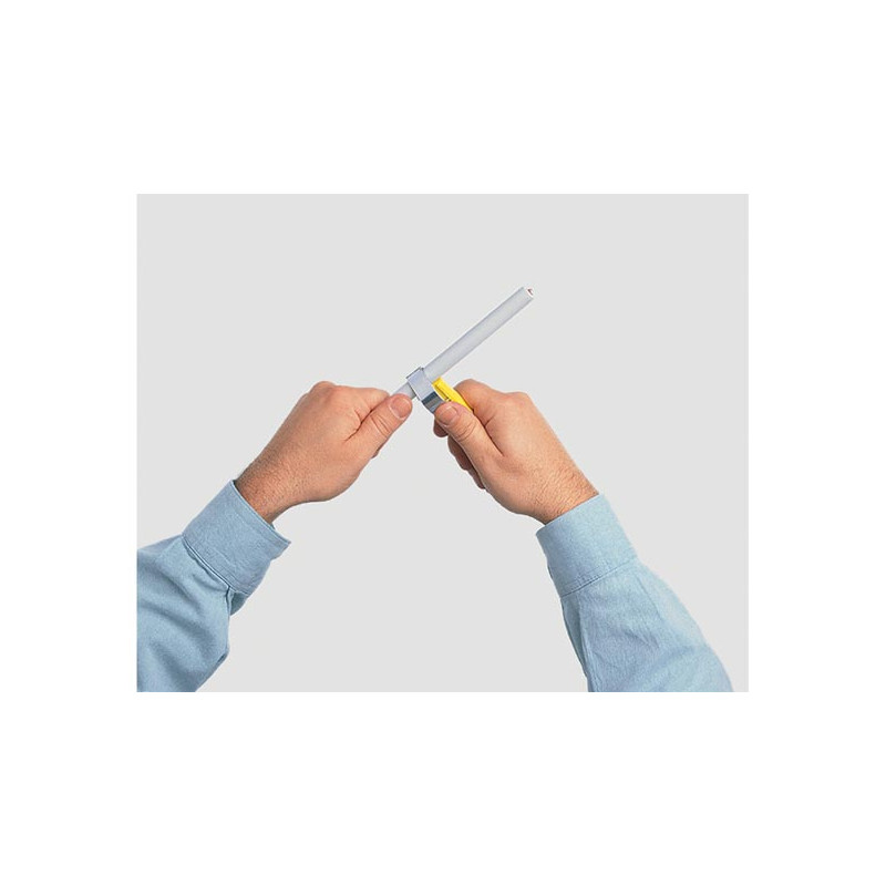 Couteau à dénuder jaune 17 cm Couteau à dénuder jaune 17 cm