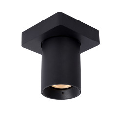 Spot Nigel Noir gradable GU10 5W – Éclairage LED | LUCIDE