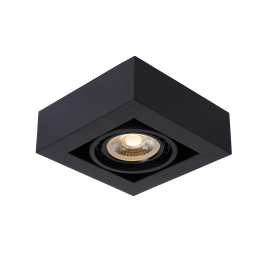 Spot LED Zefix noir dimmable GU10 12 W LUCIDE