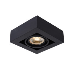 Spot LED Zefix Noir Dimmable 12W – Éclairage Moderne | LUCIDE