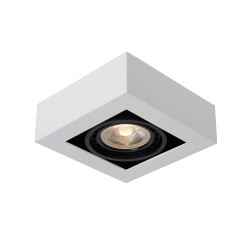 Spot LED Zefix GU10 12W Dimmable Blanc – Éclairage Design | LUCIDE