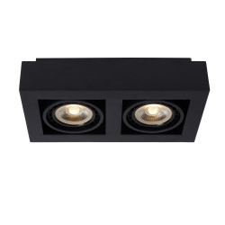 Spot LED Zefix Noir Dimmable – Éclairage Élégant | LUCIDE