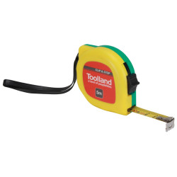Mètre ruban bicolore 5 m TOOLLAND