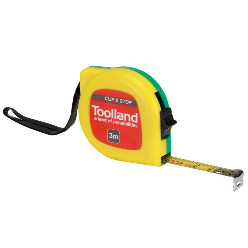 Mètre ruban bicolore 3 m TOOLLAND