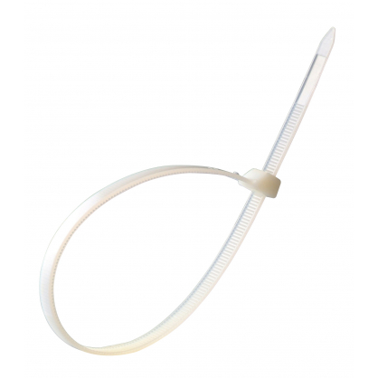 Collier serre-câbles 4,8 x 200 mm blanc 100 pièces PROFILE