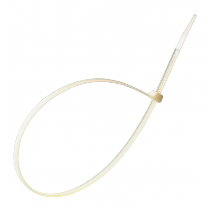 Collier serre-câbles 3,6 x 280 mm blanc 100 pièces PROFILE