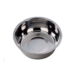 Gamelle Chien Chromée Ø 21 cm – Robuste et Hygiénique | VADIGRAN