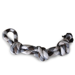 Corde à 3 noeuds chien 60cm – Jeu et mastication | VADIGRAN