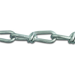 Chaine nouée acier zingué Ø 2mm – Vente au mètre | CHAPUIS