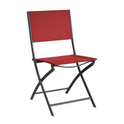 Chaise de jardin pliante Dream rouge