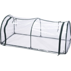 Serre tunnel en PVC 130 x 60 x 50 cm