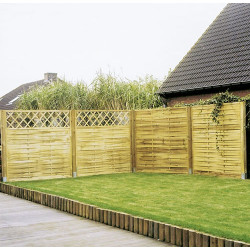 Écran tressé avec cadre 180x180 cm – Jardin | SOLID Écran tressé avec cadre 180x180 cm – Jardin | SOLID