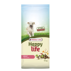 Sac de croquettes pour chien Happy Life Agneau 15 kg