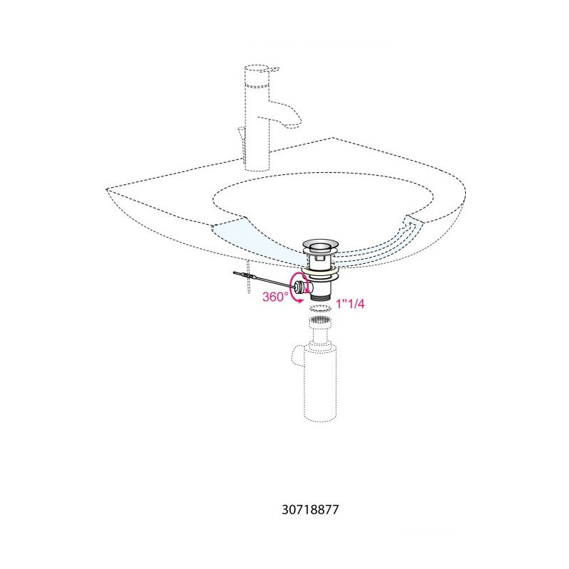 Bonde de lavabo INVENTIV – Évacuation Fiable | INVENTIV Bonde de lavabo INVENTIV – Évacuation Fiable | INVENTIV