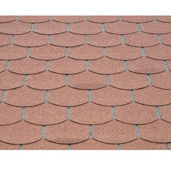 Bardeaux rouges 3 m² SOLID – Couverture durable | SOLID