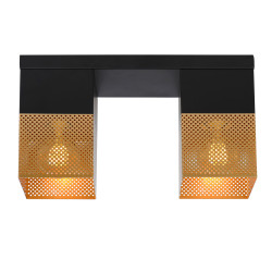 Plafonnier Renate dimmable E27 2 x 40 W LUCIDE