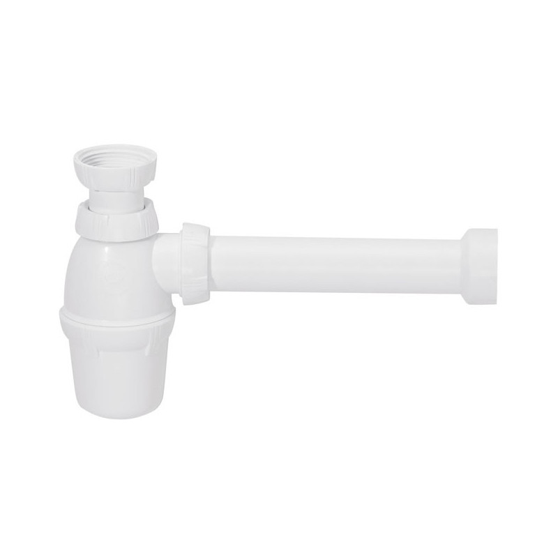 Siphon de lavabo avec tube de sortie Ø 40 mm WIRQUIN