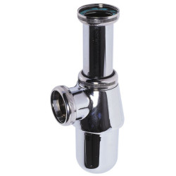 Siphon Lavabo Laiton Chromé Ø32mm – Installation Facile | INVENTIV
