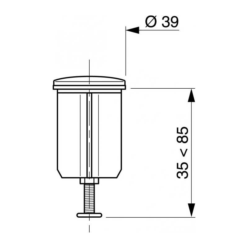 Clapet Lavabo Ø 39 mm INVENTIV – Étanchéité Fiable | INVENTIV Clapet Lavabo Ø 39 mm INVENTIV – Étanchéité Fiable | INVENTIV